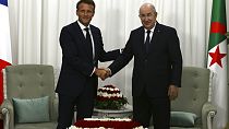 الرئيسان الفرنسي والجزائري