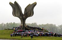 FILE: Commemoration in Jasenovac, on April 12, 2019.