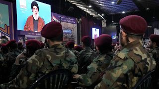 Sayyed Hassan Nasrallah vezető szól a Hezbollah katonáihoz Ramadán utolsó napján, Bejrútban