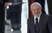 Brazil's President Luiz Inacio Lula da Silva attends a military promotion ceremony, in Brasilia, Brazil, Tuesday, April 4, 2023