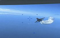 Μη επανδρωμένο αεροσκάφος MQ-9 πάνω από τη Μαύρη Θάλασσα