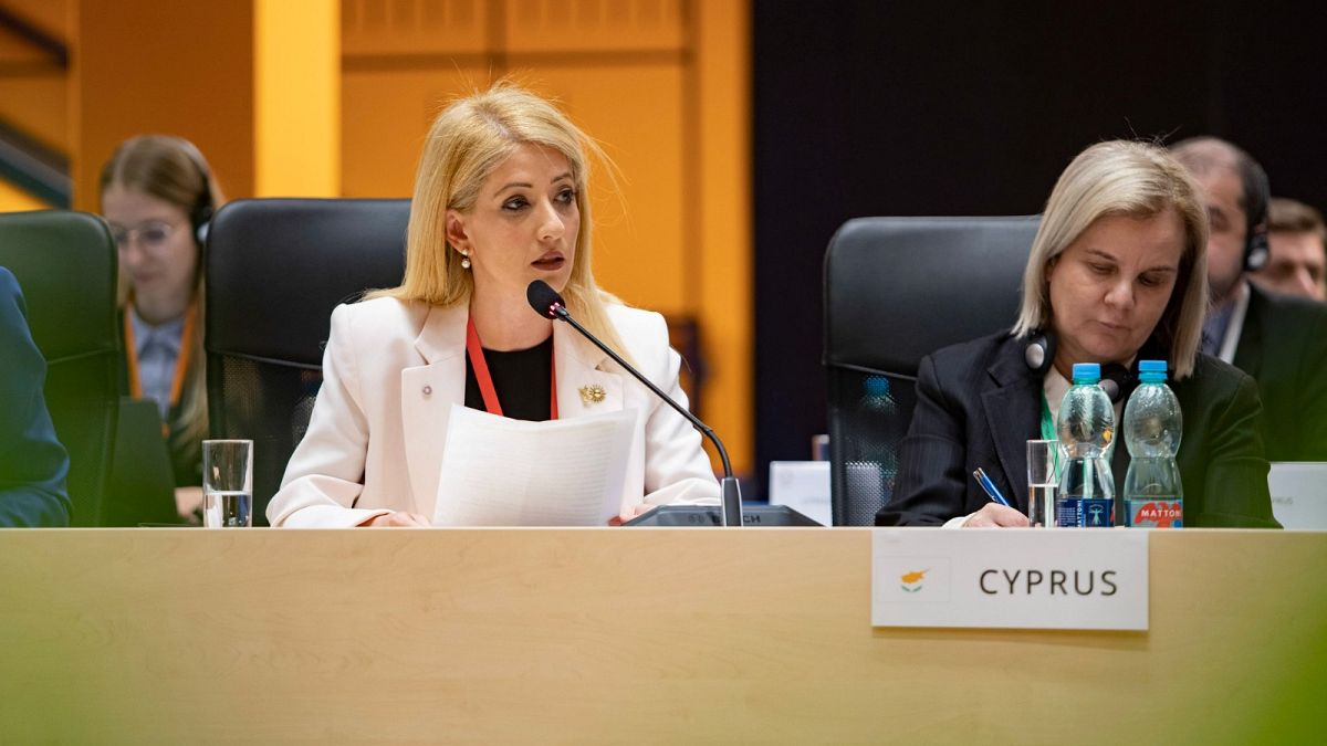 Η Πρόεδρος της βουλής της Κύπρου Αννίτα Δημητρίου στην διάσκεψη της Πράγας