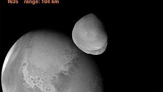 Ο Άρης και ο δορυφόρος του