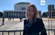 Euronews correspondent Giorgia Orlandi reporting from Rome  