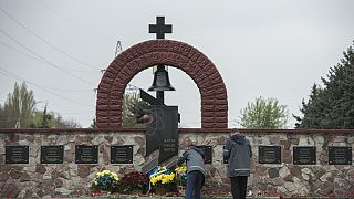 Το μνημείο των θυμάτων του Τσερνόμπιλ