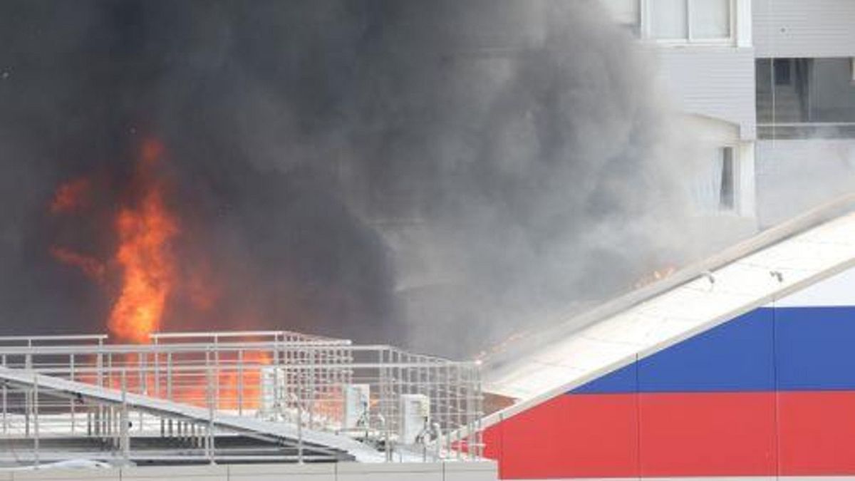 Πυρκαγιά στο «Σπίτι της Ρωσίας» στη Λευκωσία