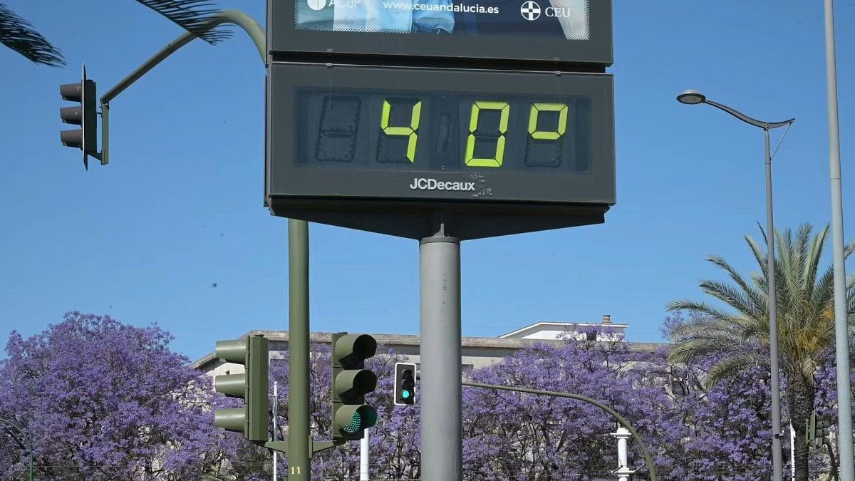گرمای هوای در اسپانیا