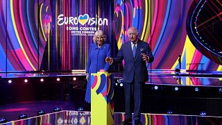 Карл III и Камилла презентовали сцену "Евровидения-2023" в Ливерпуле.