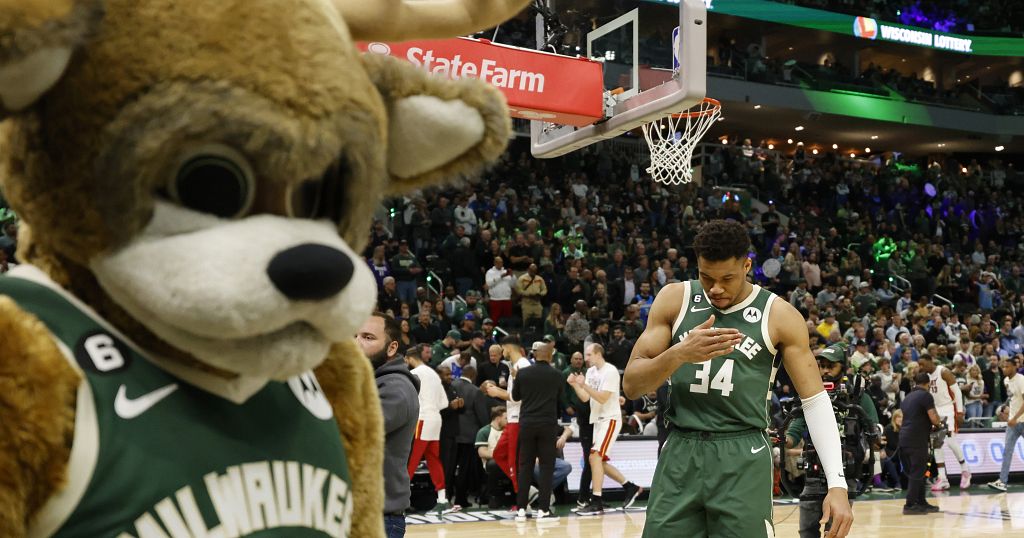 Giannis’ emotional outburst as Milwaukee Bucks bow out