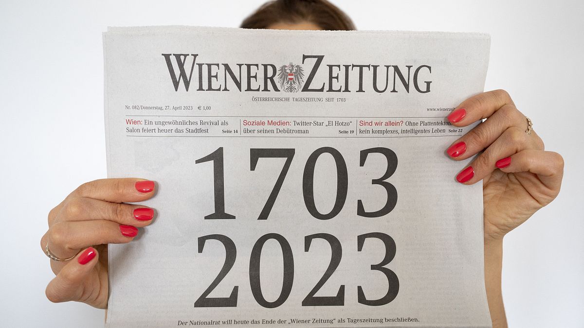 Dünyanın en eski gazetelerinden Wiener Zeitung, baskıya veda ediyor