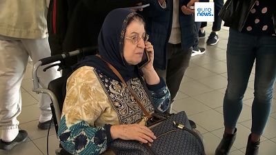 Bulgarian Nikoleta Elbalula arrives back in Bulgaria