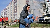 Ukrayna'nın Uman kentinde füze saldırısı