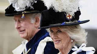 El rey Carlos III y la reina Camila fotografiados el año pasado en Windsor