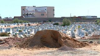 مقبرة تحوي جثث المهاجرين في صفاقس