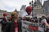 Kundgebung in Paris am 20. April 2023