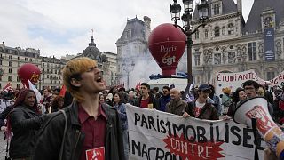 Kundgebung in Paris am 20. April 2023