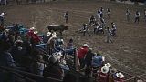 Una fase dell'Angola Rodeo