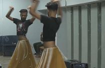 Yousha Hussain, a 22-year-old belly dancer from Pakistan 