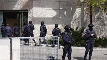 عدد من أفراد الشرطة البرتغالية في العاصمة لشبونة