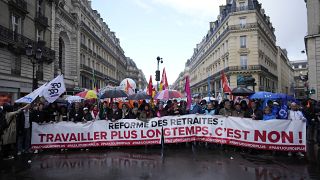 من مظاهرات سابقة ضدّ قانون التقاعد في فرنسا 