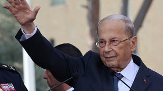 الرئيس اللبناني السابق ميشال عون في بيروت. 2022/10/30