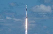 Lancement de la fusée SpaceX Falcon 9 le 5 octobre 2022, transportant le vaisseau Crew5 Dragon, avec 4 astronautes à bord. Prochain arret : la Station spatiale internationale