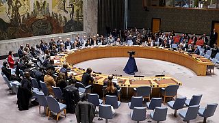 اجتماع لمجلس الأمن التابع للأمم المتحدة  في مقر الأمم المتحدة، 24 أبريل 2023 .