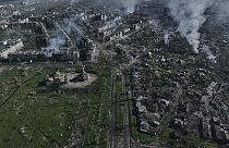 شهر باهموت اوکراین سقوط کرد