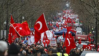 Διαδήλωση Τούρκων στη Γαλλία (φώτο αρχείου)