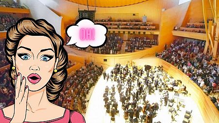 LA Philharmonic Orchestra - the scene of quite the performance