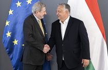 Johannes Hahn és Orbán Viktor
