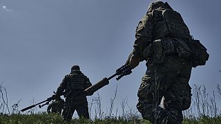 Des soldats ukrainiens dans le Donbass, en Ukraine
