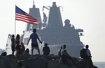 A USS New York a floridai haditengerészeti ünnepségen