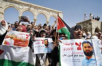 Gazze'de İsrail aleyhine gösteriler