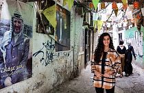 لاجئة فلسطينية في مخيم شاتيلا في لبنان