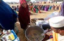Campo para pessoas deslocadas devido à seca na Somália 