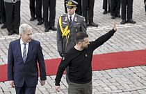 Zelenskyy fez uma visita surpresa à capital finlandesa, Helsínquia, para uma cimeira de um dia com os líderes nórdicos