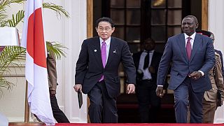 Japan PM Kishida in Kenya, meets President Ruto
