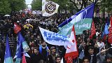 Paris'te emeklilik reformu karşıtı gösteriler