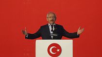  Kemal Kilicdaroglu, leader of Republican People's Party, CHP, delivers a speech during a Democracy and Martyrs' Rally in Istanbul, Turkey, on Aug. 7, 2016.