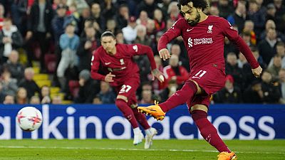 Liverpool: Salah scores again from the penalty spot