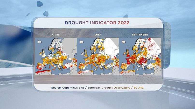 Quelle: Copernicus EMS - Europäische Dürrebeobachtungsstelle - EC JRC