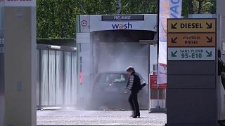 Un lavadero de coches en la región francesa de Pirineos Orientales
