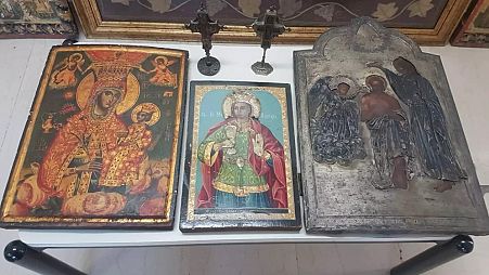 Religious objects recovered as part of Operation Pandora