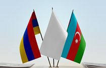 پرچم جمهوری آذربایجان و ارمنستان 