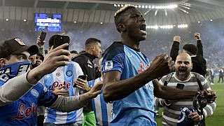 Victor Osimhen's Napoli become Serie A champions 