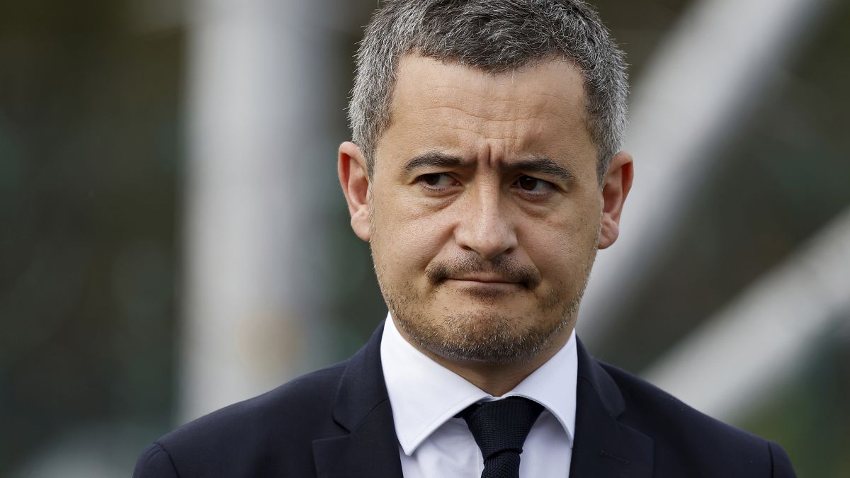 Gérald Darmanin à Paris le 31 mars 2023.