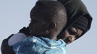 Uno de los niños que es víctima de la guerra en Sudán