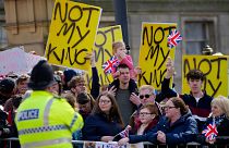 اعتراض مخالفان سلطنت در بریتانیا
