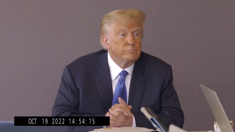 Video deposition of Donald Trump in civil rape trial made public by court